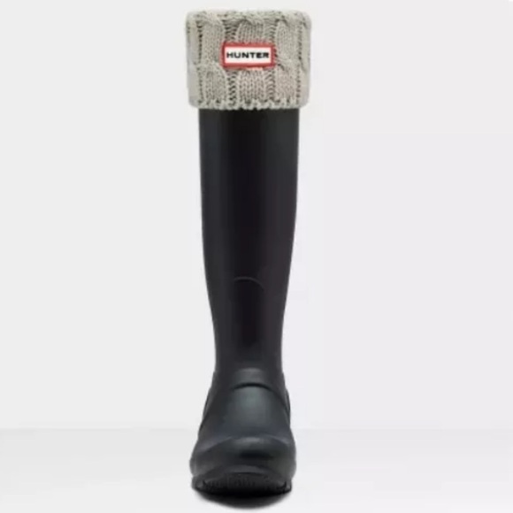 NWT Hunter Cable Knit Cuff Tall Boot Socks - Picture 5 of 8